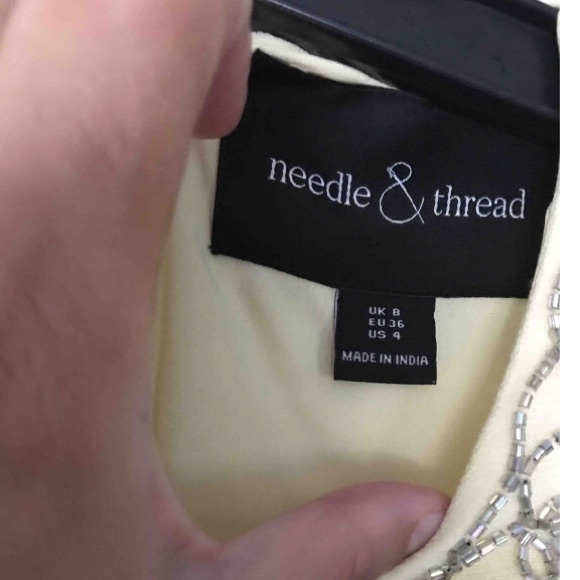 Needle & Thread Linear Motif Embellished Dress - Picture 6 of 8